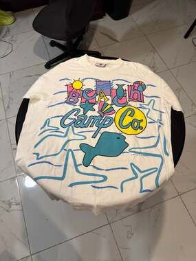 Vintage 80s 90s Beach Camp Co. Graphic T-Shirt Made in USA